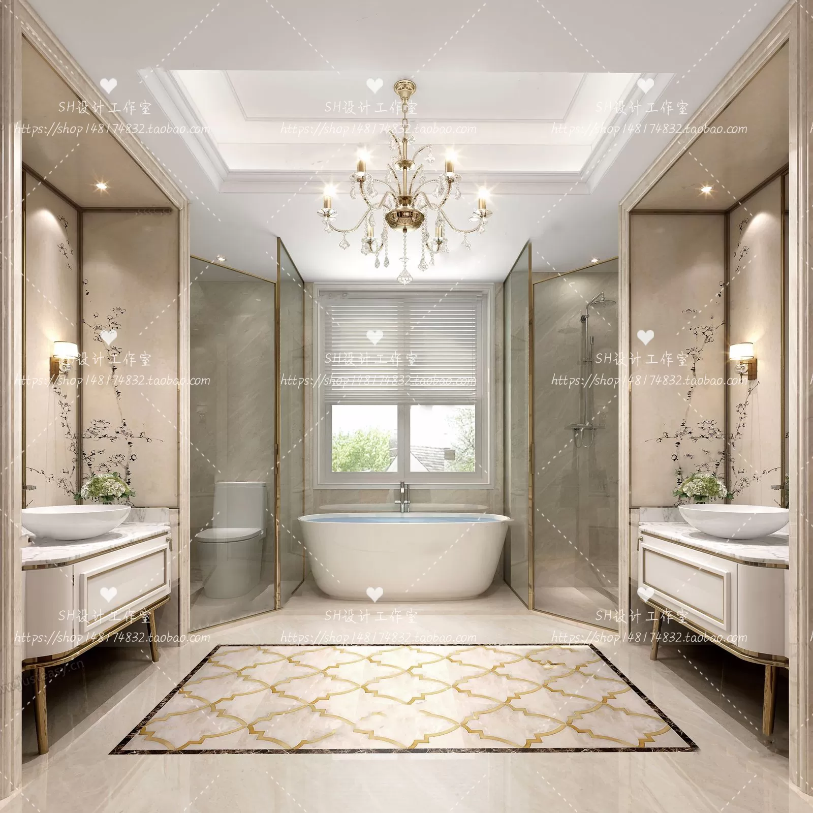 BATHROOM 3D SCENES – VRAY RENDER – 256 BATHROOM 3D SCENES – VRAY RENDER – 256