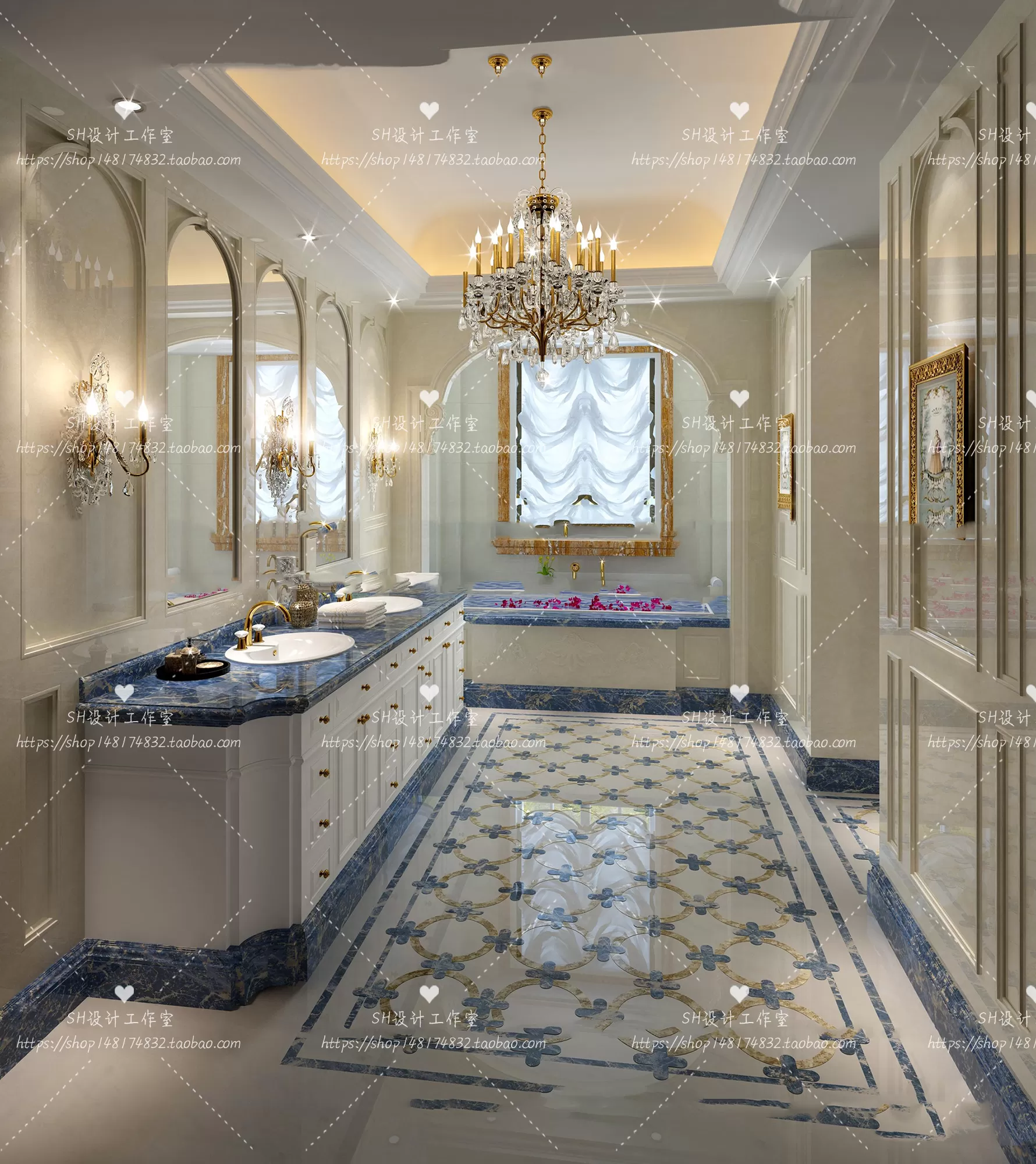 BATHROOM 3D SCENES – VRAY RENDER – 269 BATHROOM 3D SCENES – VRAY RENDER – 269