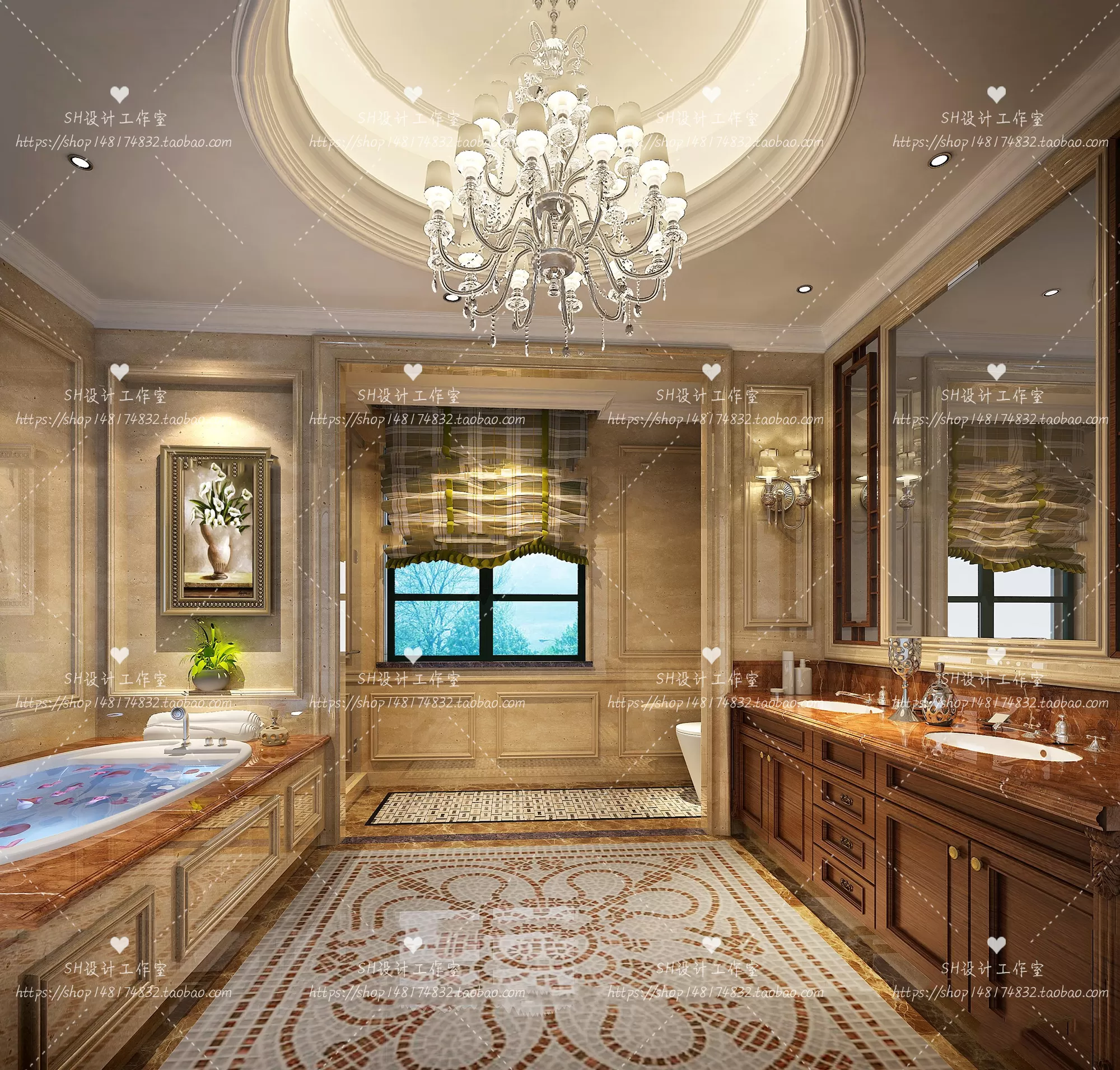 BATHROOM 3D SCENES – VRAY RENDER – 273 BATHROOM 3D SCENES – VRAY RENDER – 273