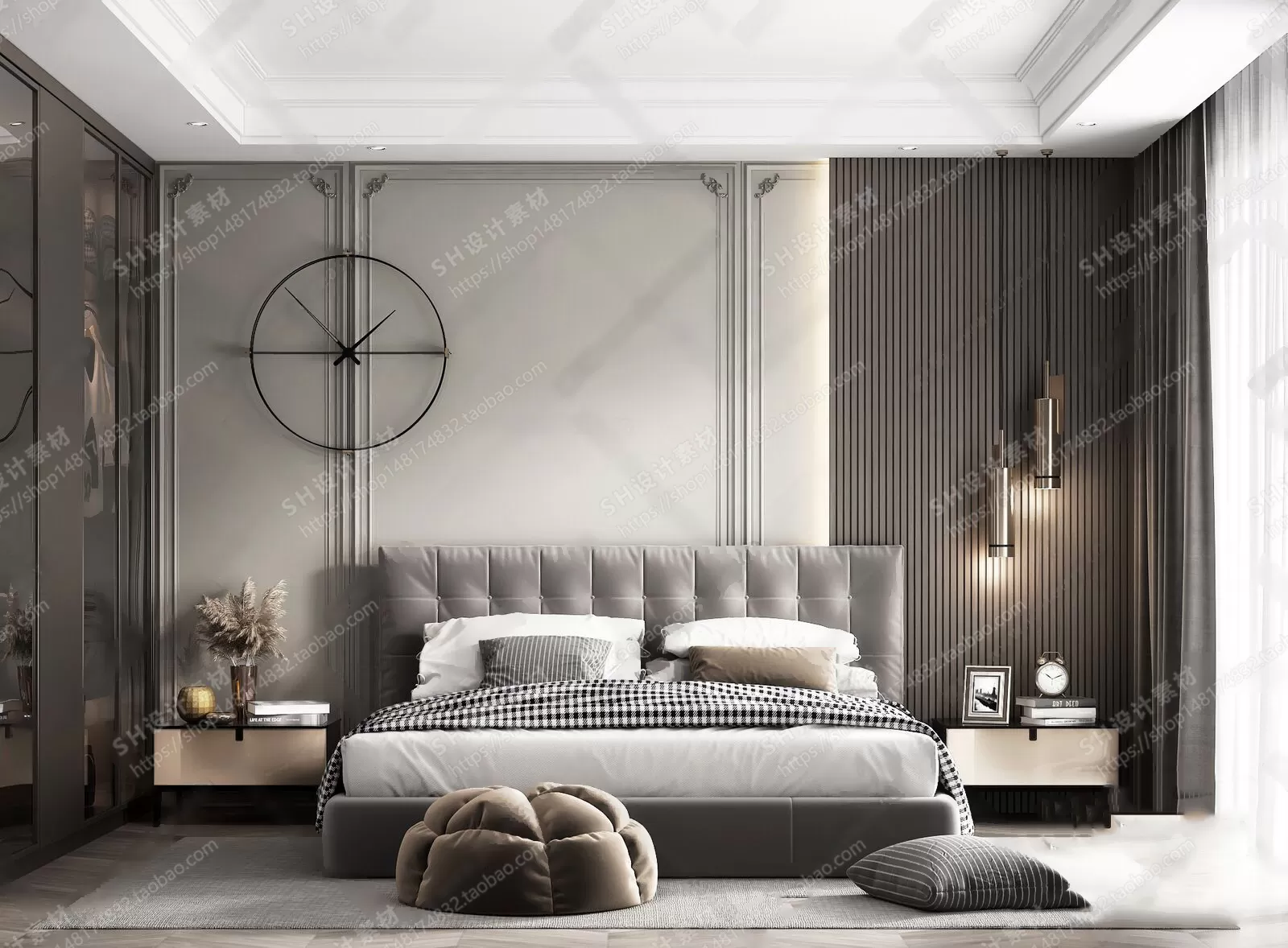 BEDROOM 3D SCENES – VRAY RENDER – 02 BEDROOM 3D SCENES – VRAY RENDER – 02