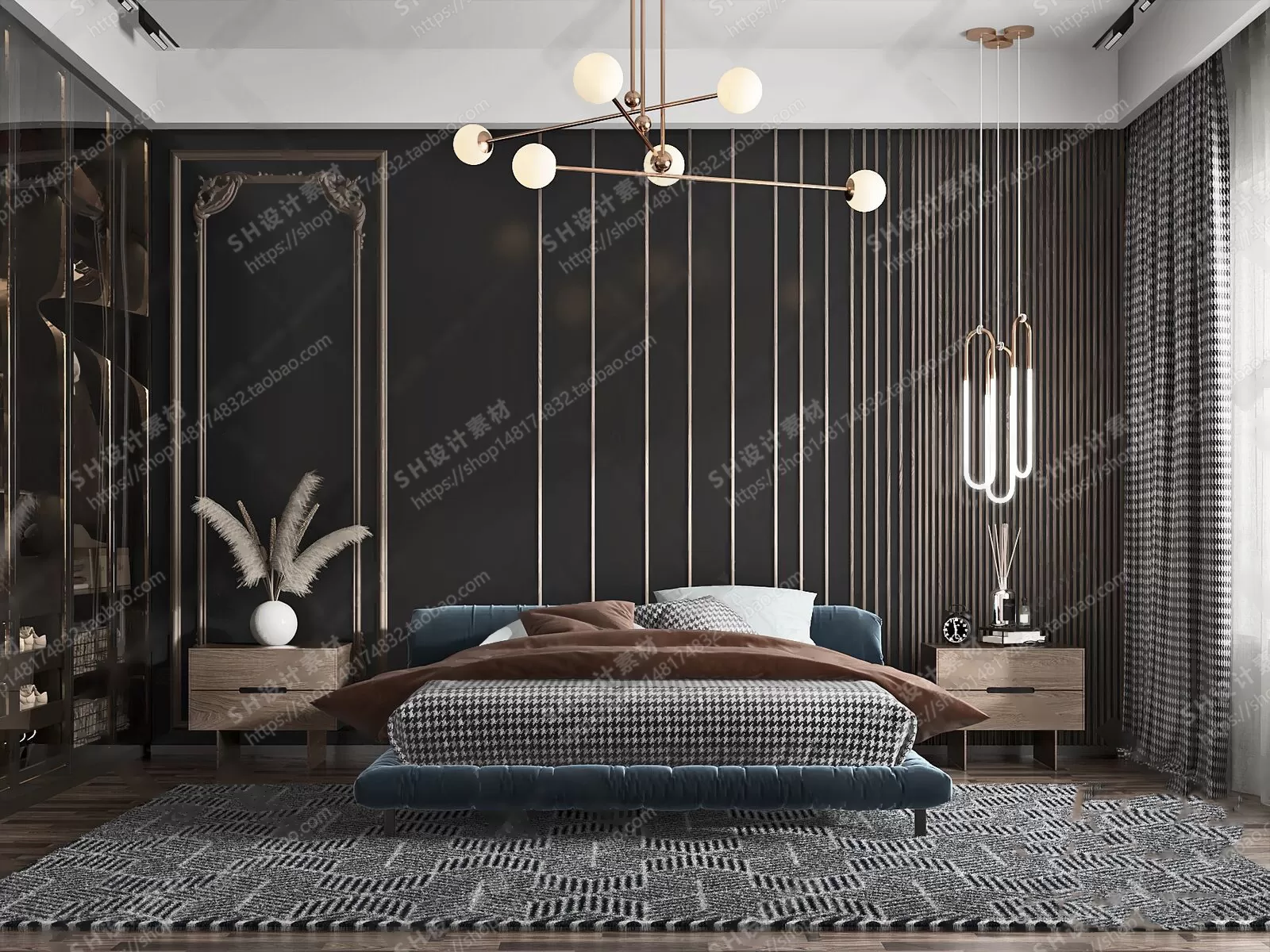 BEDROOM 3D SCENES – VRAY RENDER – 04 BEDROOM 3D SCENES – VRAY RENDER – 04