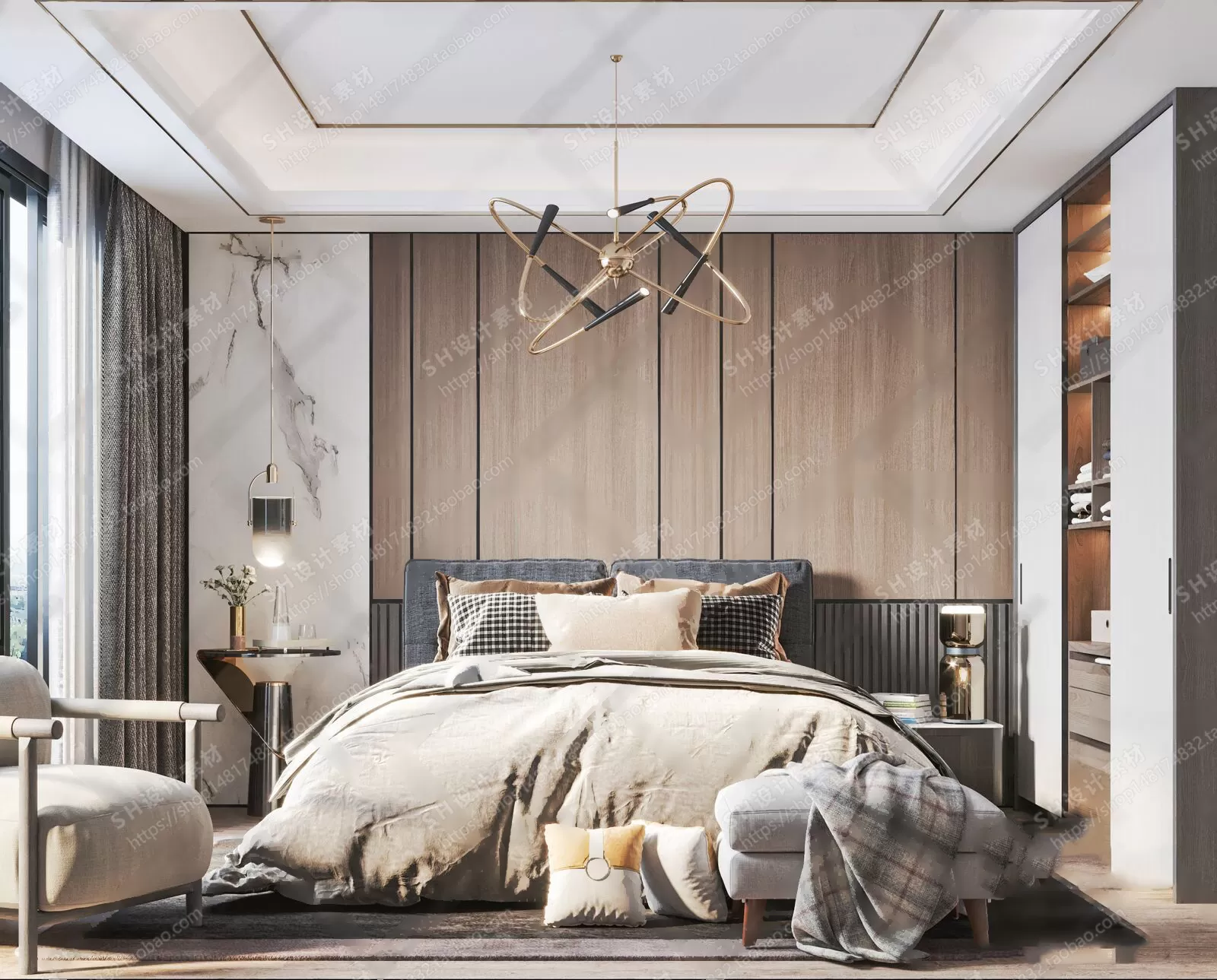 BEDROOM 3D SCENES – VRAY RENDER – 07 BEDROOM 3D SCENES – VRAY RENDER – 07