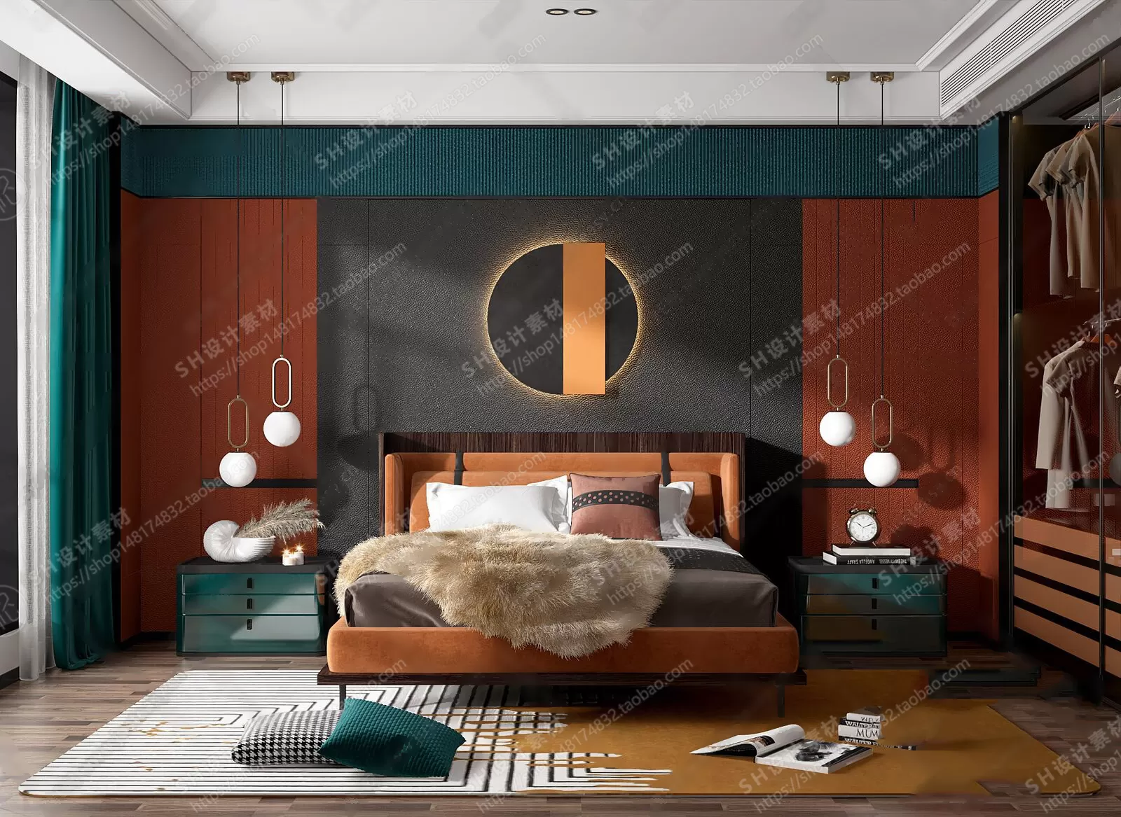 BEDROOM 3D SCENES – VRAY RENDER – 08 BEDROOM 3D SCENES – VRAY RENDER – 08