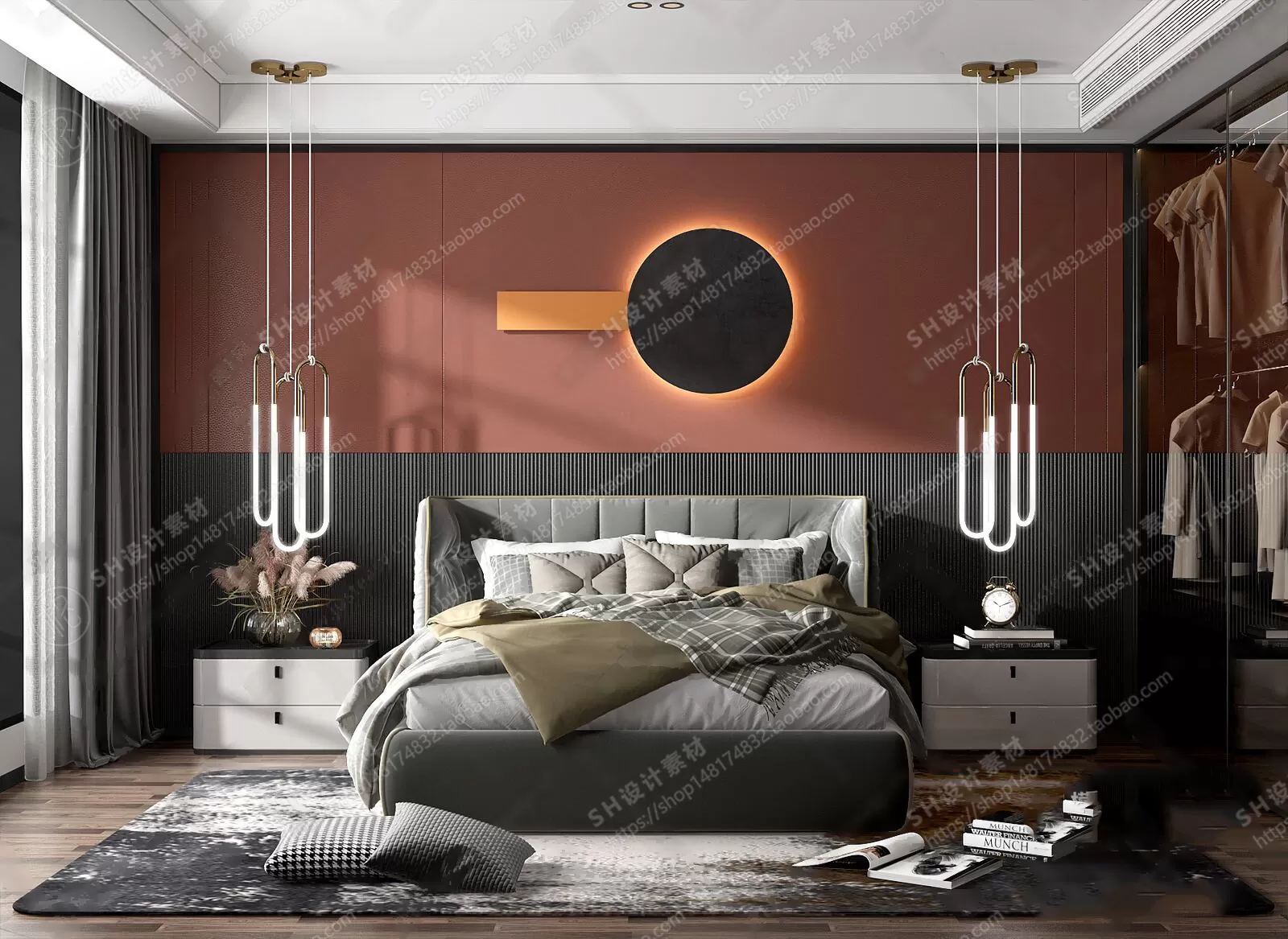 BEDROOM 3D SCENES – VRAY RENDER – 09 BEDROOM 3D SCENES – VRAY RENDER – 09