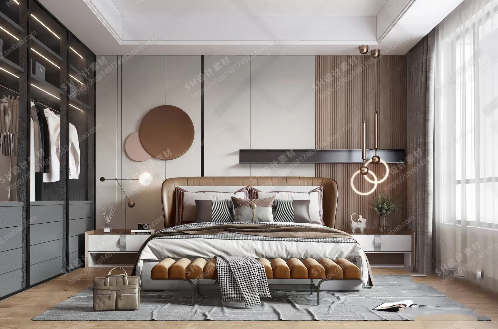 BEDROOM 3D SCENES – VRAY RENDER – 20 BEDROOM 3D SCENES – VRAY RENDER – 20