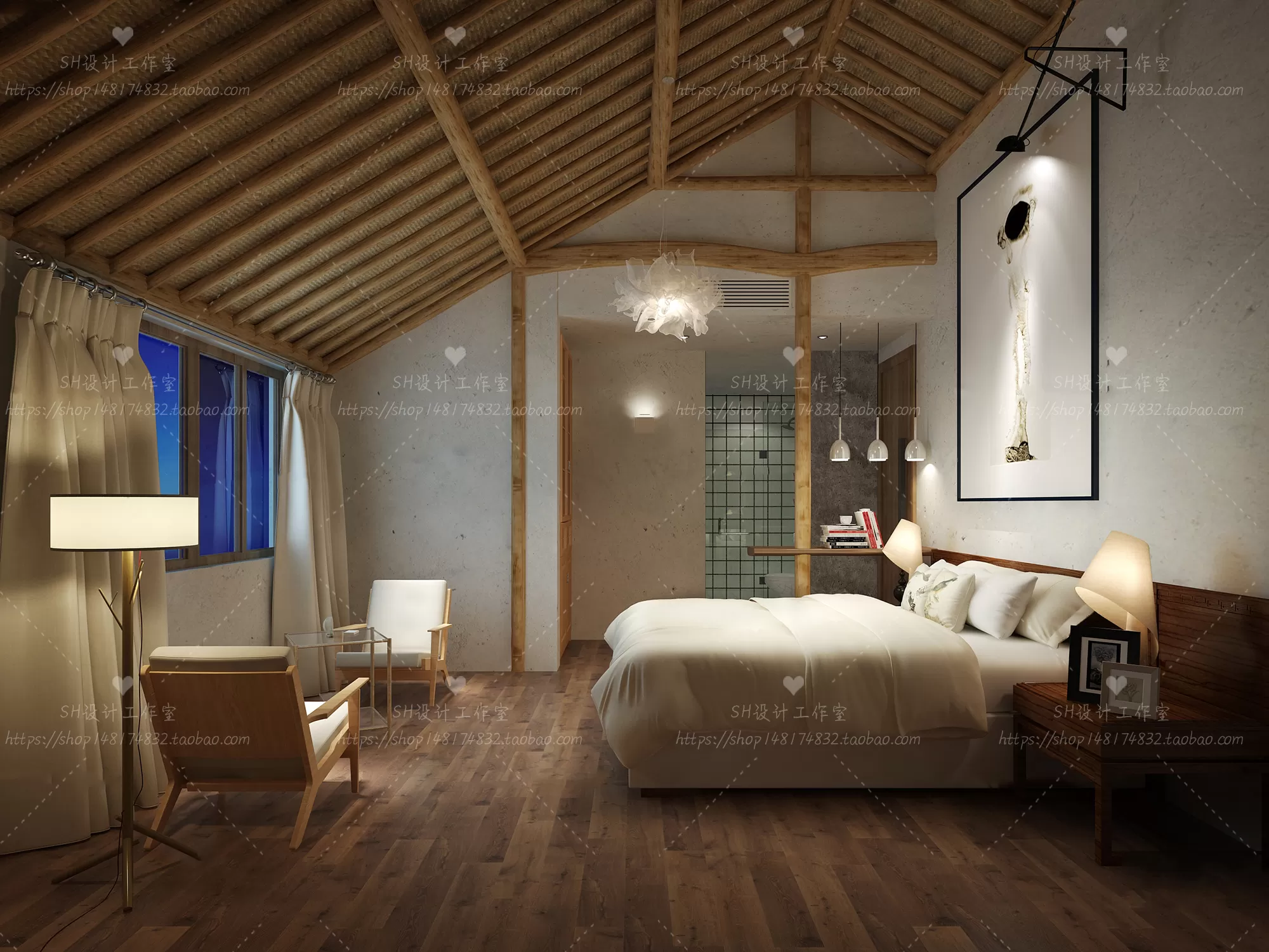 BEDROOM 3D SCENES – VRAY RENDER – 42 BEDROOM 3D SCENES – VRAY RENDER – 42