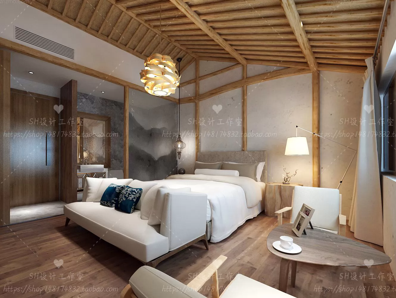 BEDROOM 3D SCENES – VRAY RENDER – 45 BEDROOM 3D SCENES – VRAY RENDER – 45