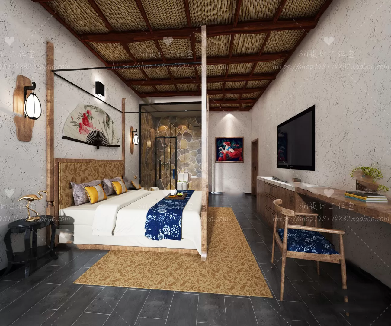 BEDROOM 3D SCENES – VRAY RENDER – 50 BEDROOM 3D SCENES – VRAY RENDER – 50