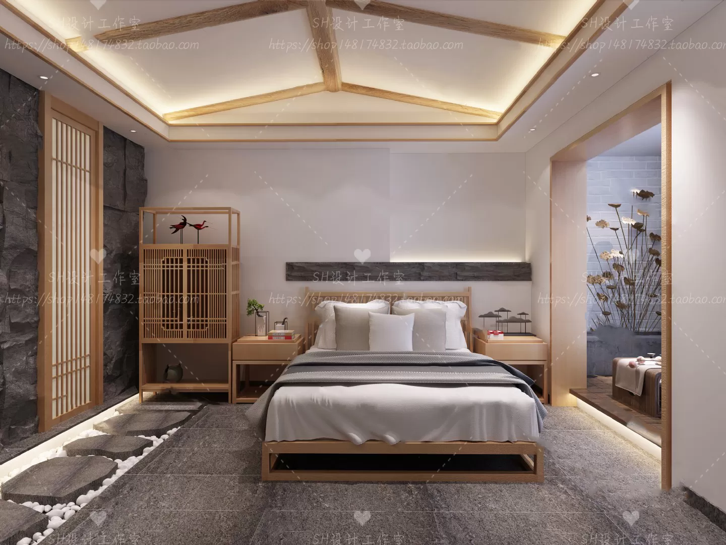 BEDROOM 3D SCENES – VRAY RENDER – 52 BEDROOM 3D SCENES – VRAY RENDER – 52