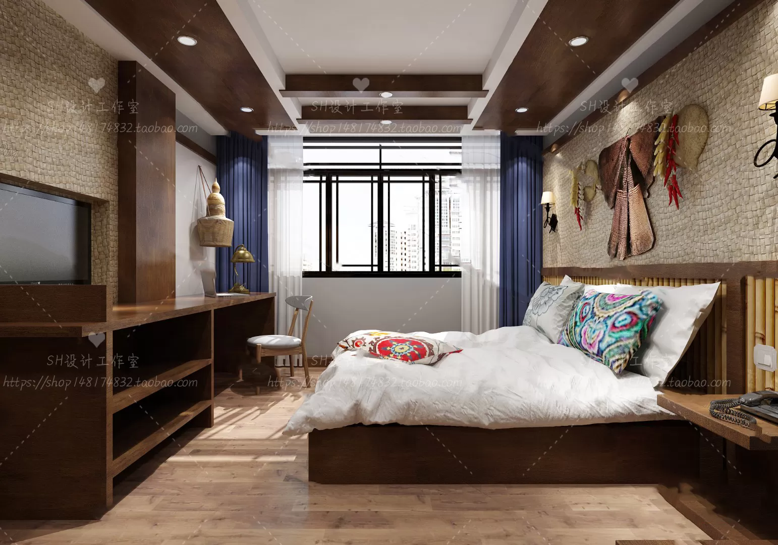 BEDROOM 3D SCENES – VRAY RENDER – 55 BEDROOM 3D SCENES – VRAY RENDER – 55