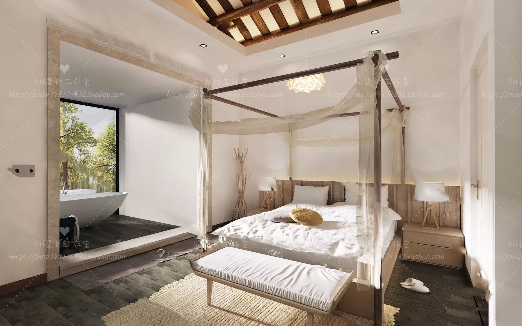 BEDROOM 3D SCENES – VRAY RENDER – 57 BEDROOM 3D SCENES – VRAY RENDER – 57