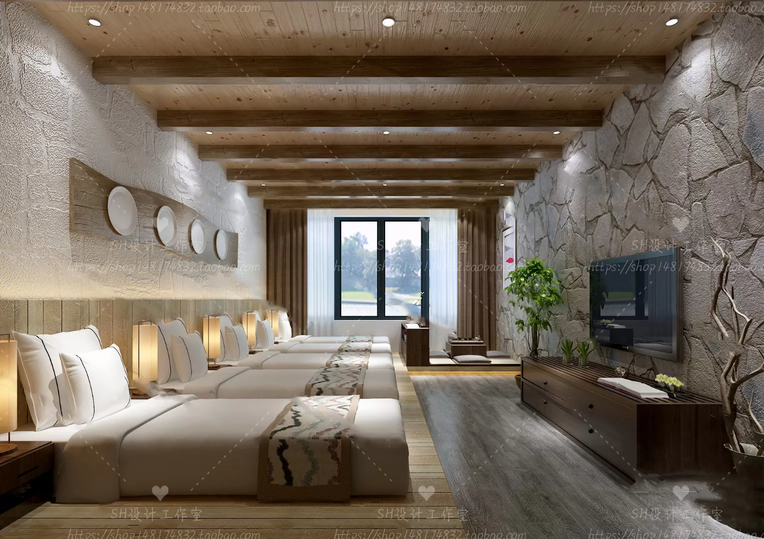 BEDROOM 3D SCENES – VRAY RENDER – 60 BEDROOM 3D SCENES – VRAY RENDER – 60