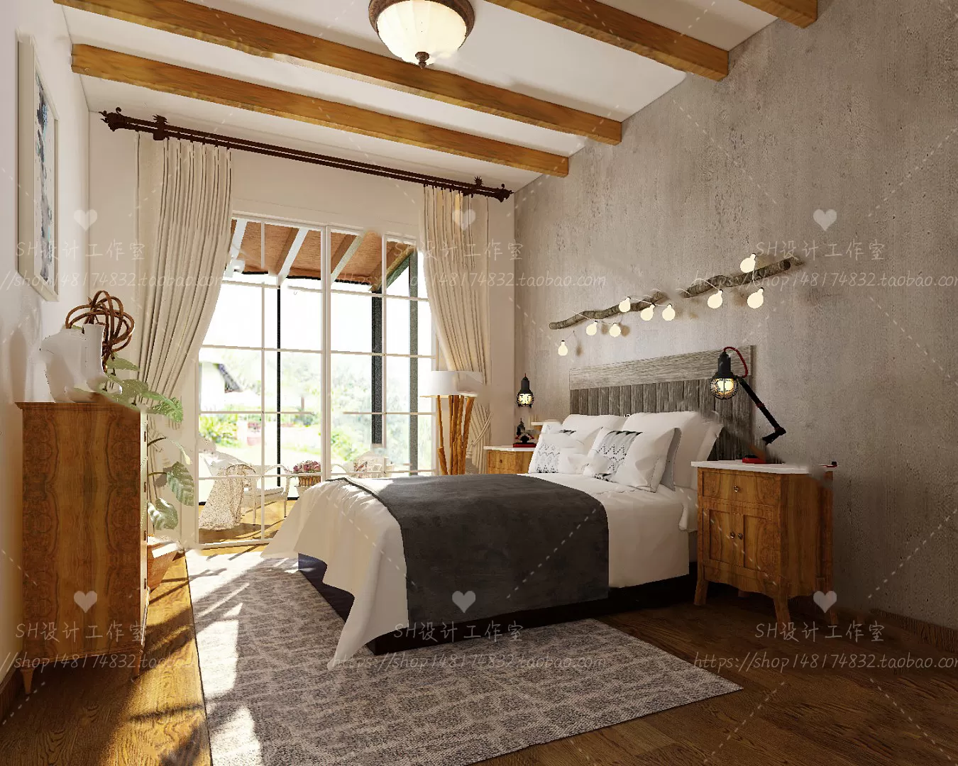 BEDROOM 3D SCENES – VRAY RENDER – 62 BEDROOM 3D SCENES – VRAY RENDER – 62