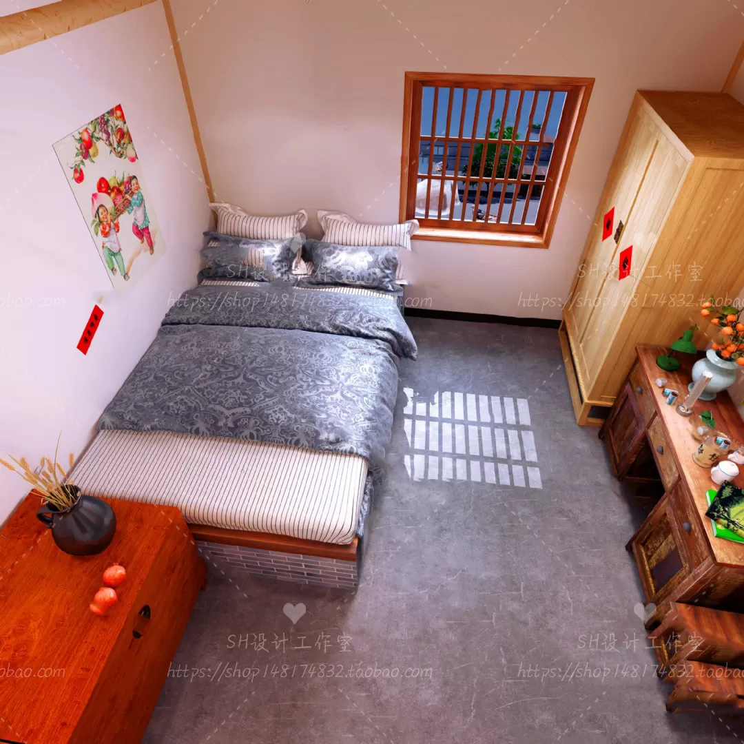 BEDROOM 3D SCENES – VRAY RENDER – 65 BEDROOM 3D SCENES – VRAY RENDER – 65