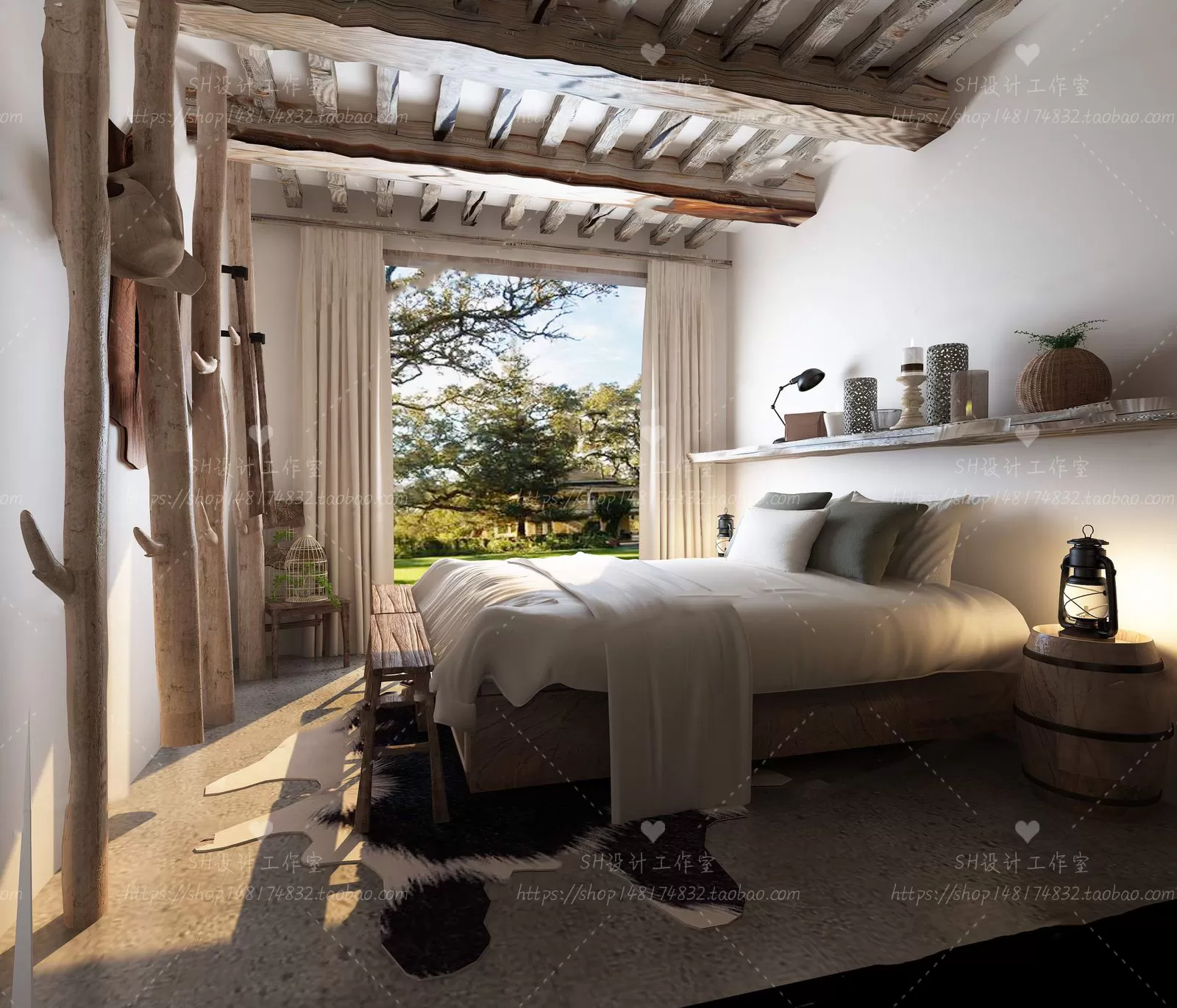 BEDROOM 3D SCENES – VRAY RENDER – 73 BEDROOM 3D SCENES – VRAY RENDER – 73