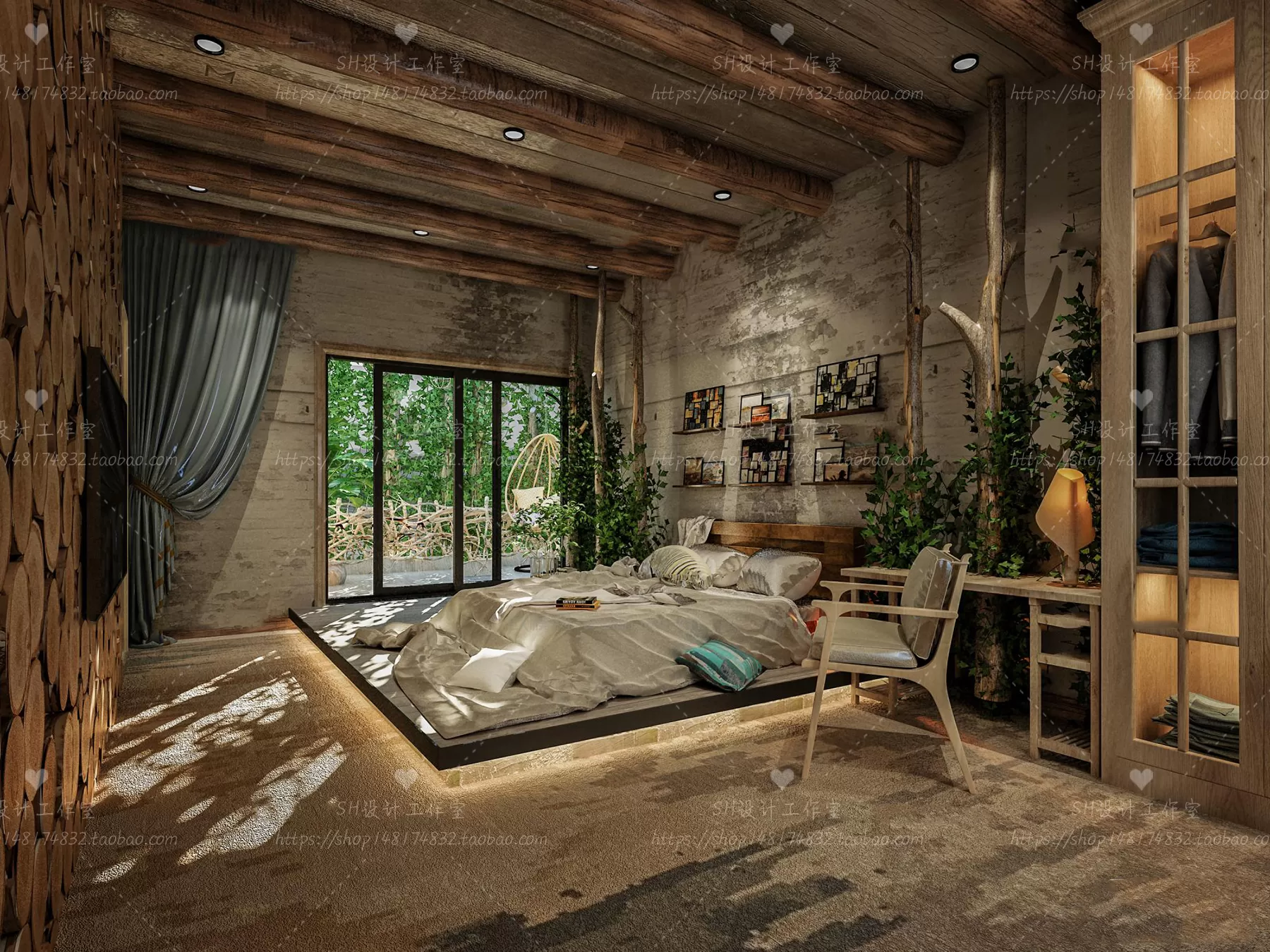 BEDROOM 3D SCENES – VRAY RENDER – 76 BEDROOM 3D SCENES – VRAY RENDER – 76