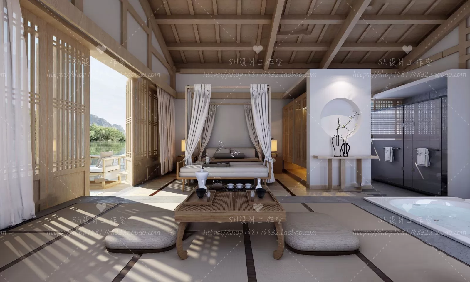 BEDROOM 3D SCENES – VRAY RENDER – 77 BEDROOM 3D SCENES – VRAY RENDER – 77