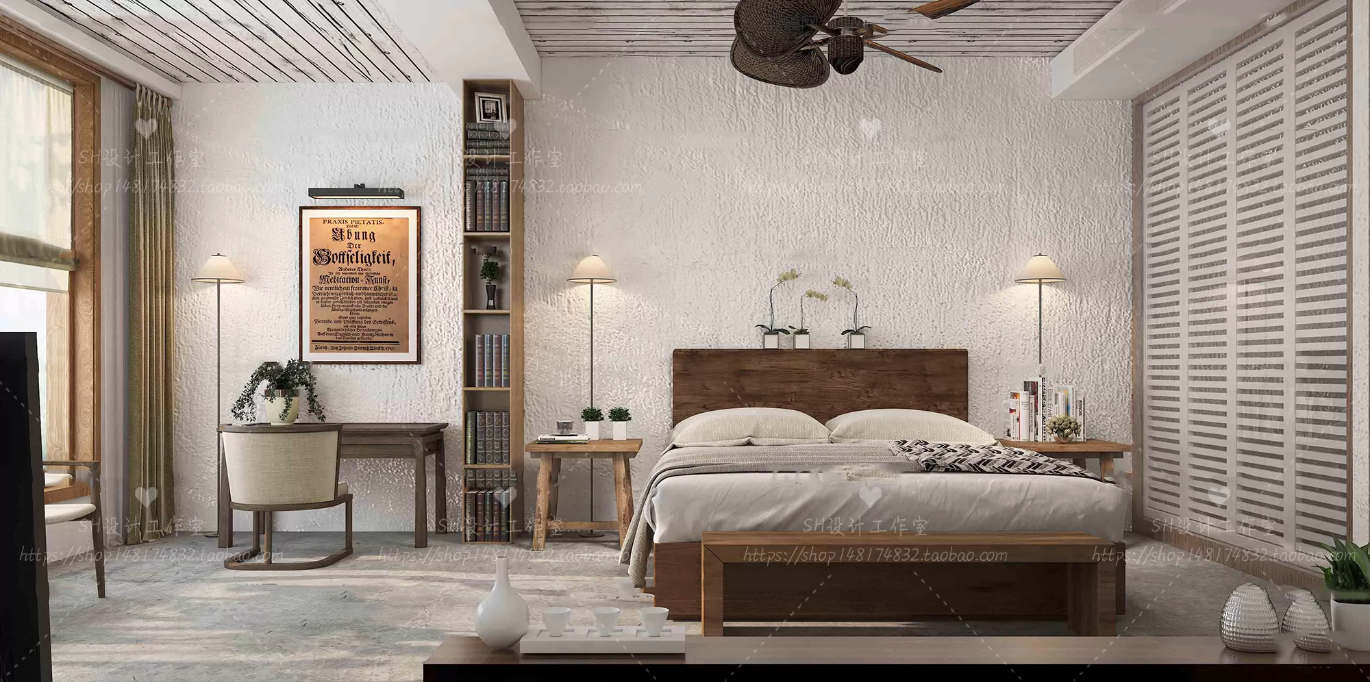 BEDROOM 3D SCENES – VRAY RENDER – 78 BEDROOM 3D SCENES – VRAY RENDER – 78