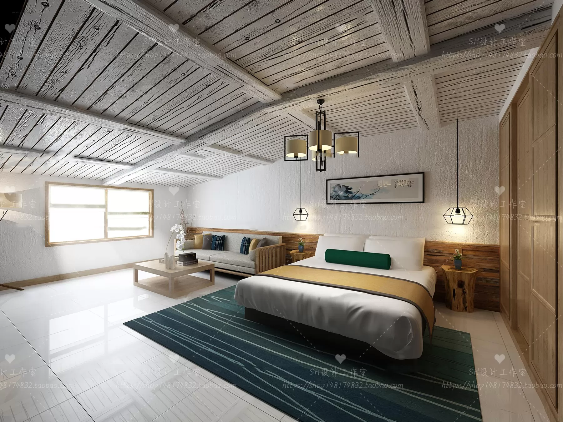 BEDROOM 3D SCENES – VRAY RENDER – 79 BEDROOM 3D SCENES – VRAY RENDER – 79