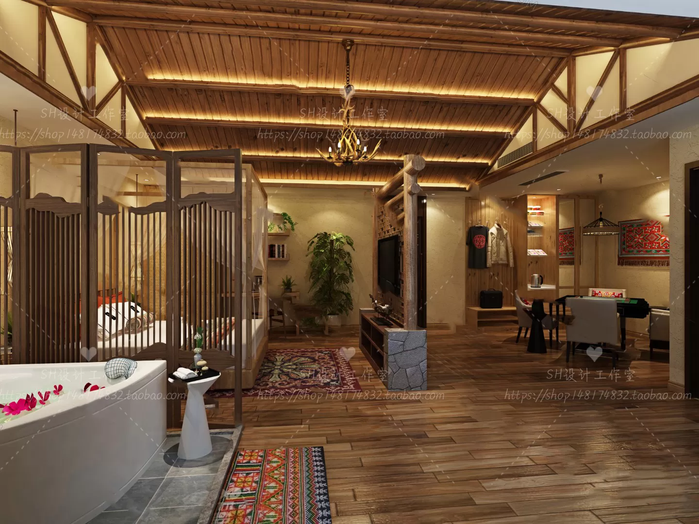 BEDROOM 3D SCENES – VRAY RENDER – 84 BEDROOM 3D SCENES – VRAY RENDER – 84