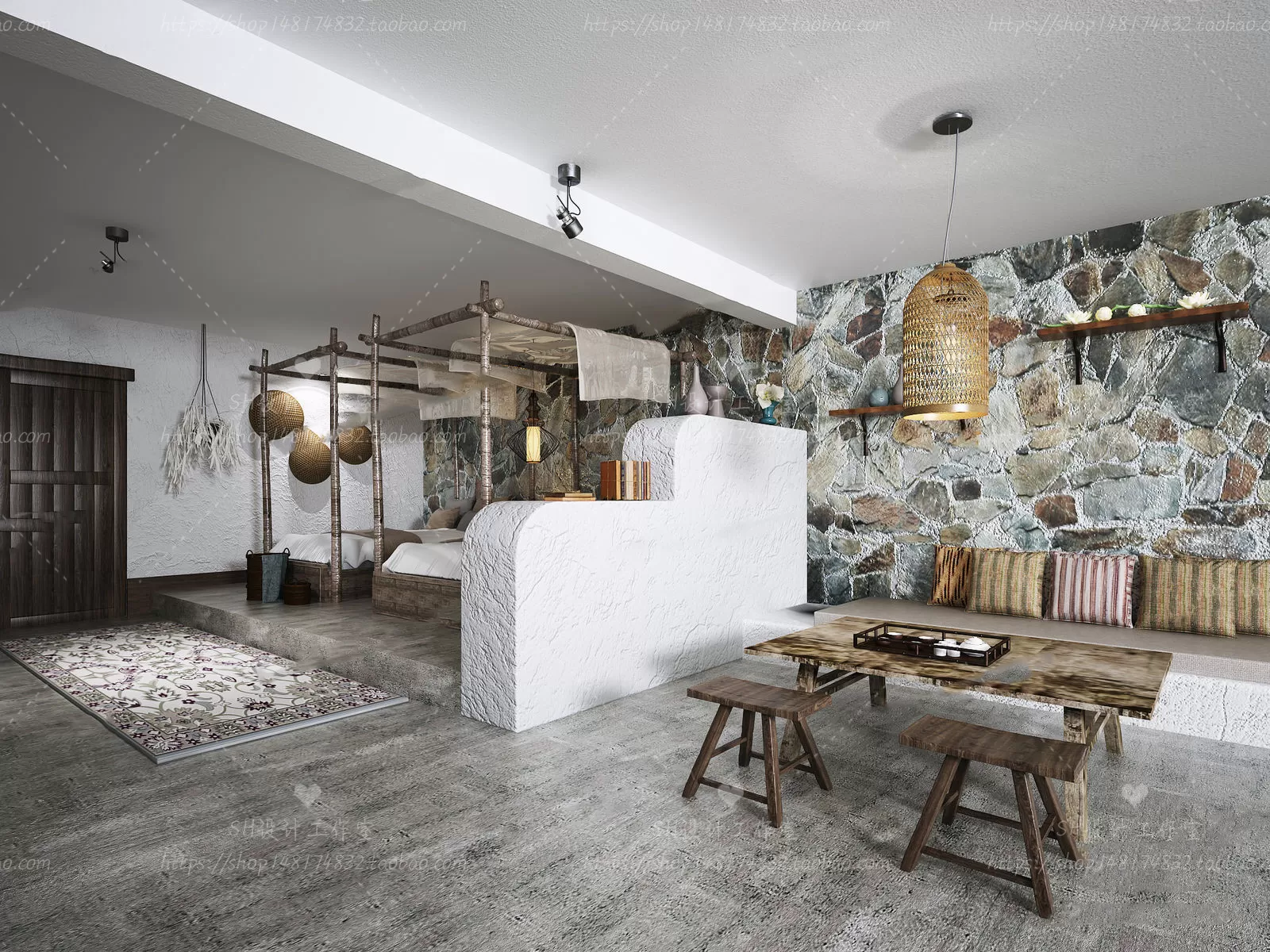 BEDROOM 3D SCENES – VRAY RENDER – 85 BEDROOM 3D SCENES – VRAY RENDER – 85