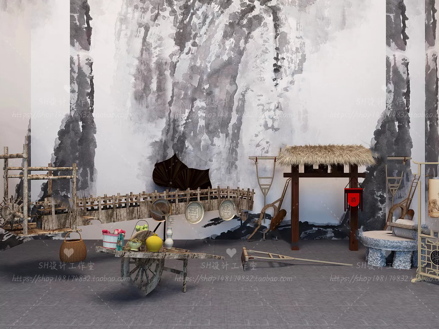 BEDROOM 3D SCENES – VRAY RENDER – 101