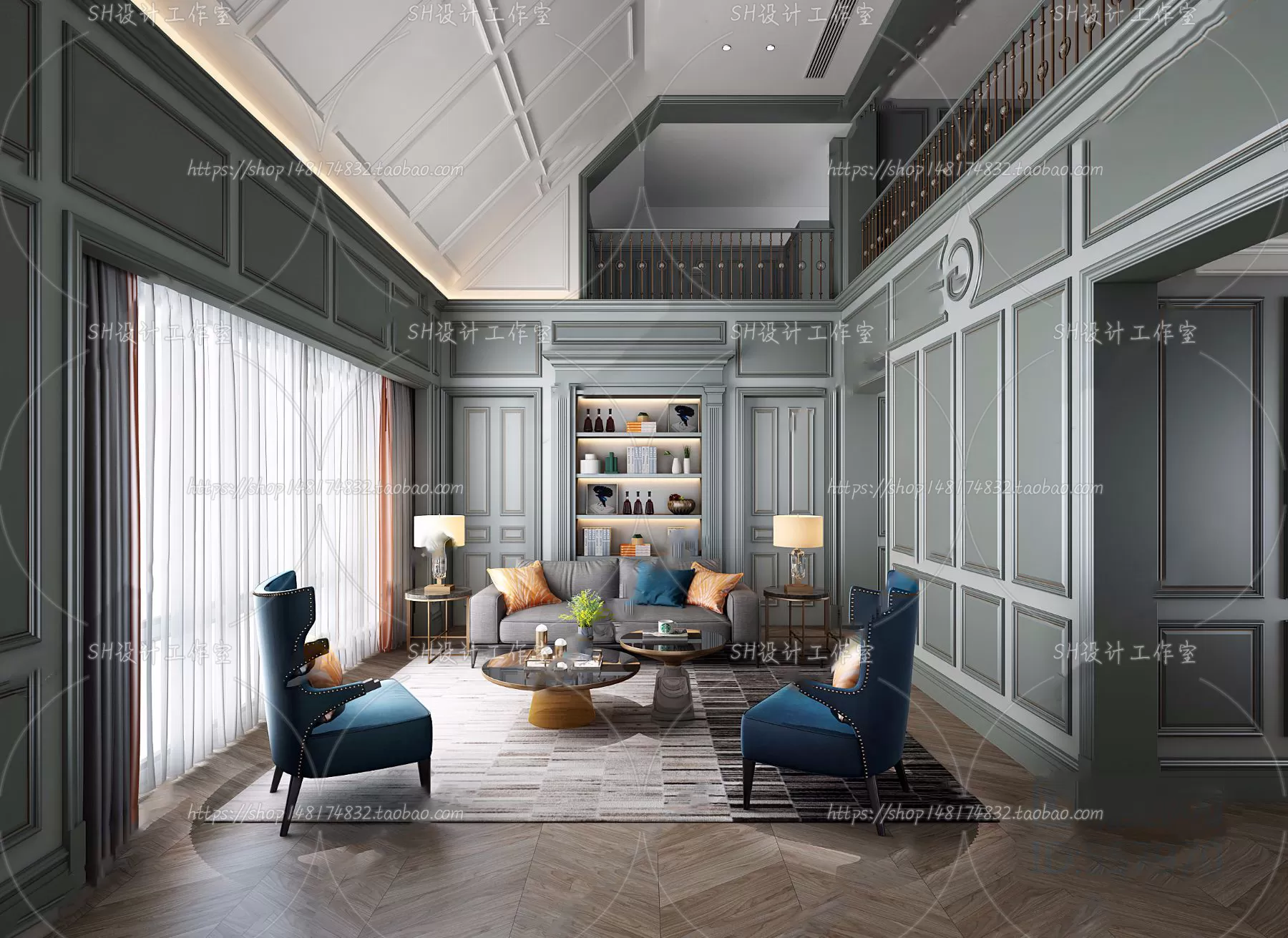 BEDROOM 3D SCENES – VRAY RENDER – 232