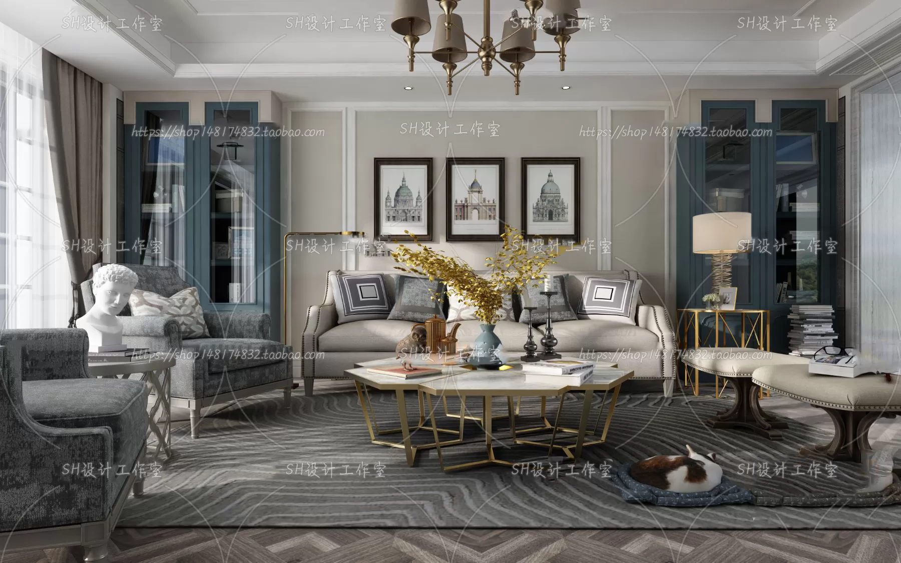 BEDROOM 3D SCENES – VRAY RENDER – 235 BEDROOM 3D SCENES – VRAY RENDER – 235