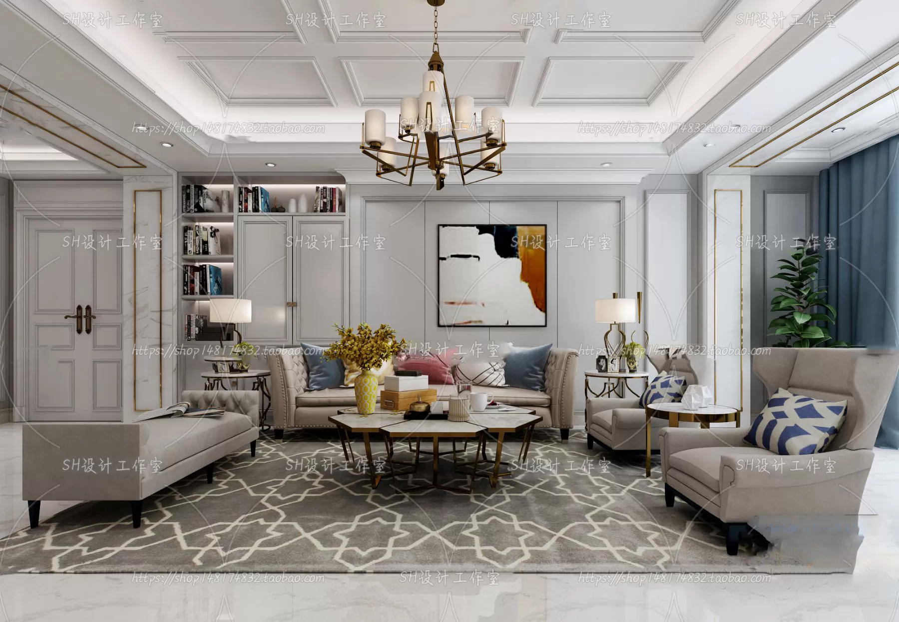 BEDROOM 3D SCENES – VRAY RENDER – 238 BEDROOM 3D SCENES – VRAY RENDER – 238