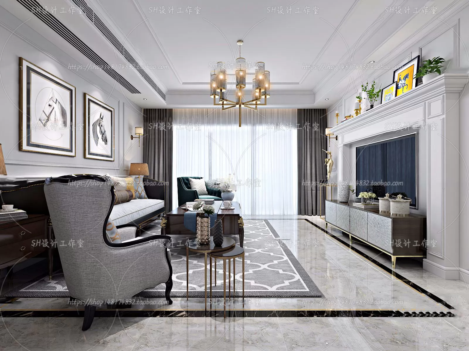 BEDROOM 3D SCENES – VRAY RENDER – 246 BEDROOM 3D SCENES – VRAY RENDER – 246