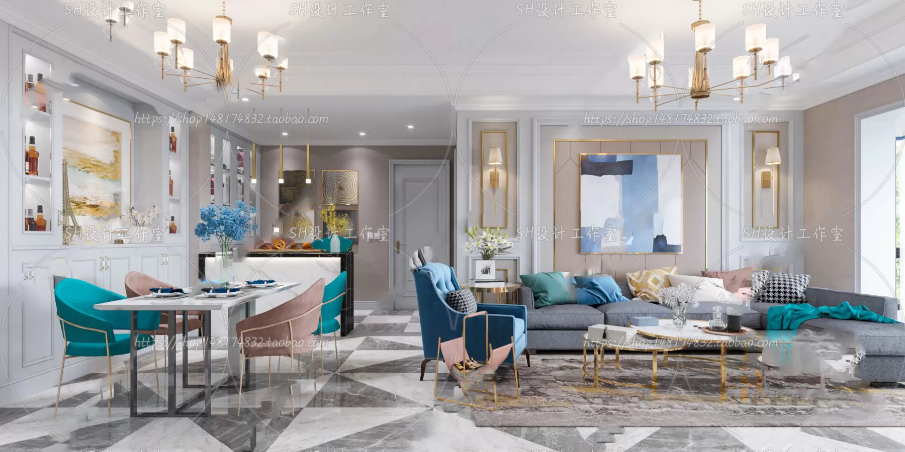 BEDROOM 3D SCENES – VRAY RENDER – 254 BEDROOM 3D SCENES – VRAY RENDER – 254