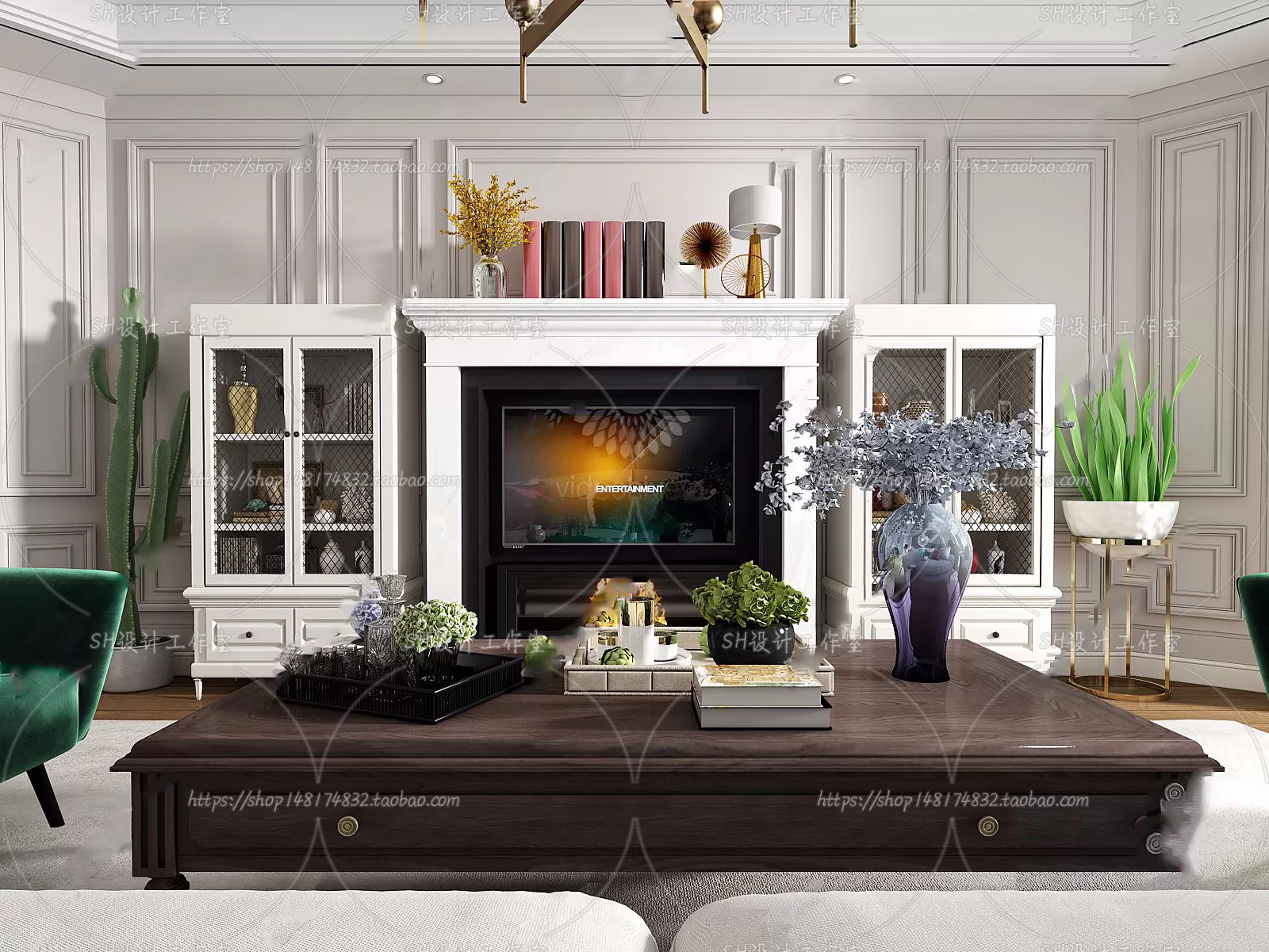 BEDROOM 3D SCENES – VRAY RENDER – 259 BEDROOM 3D SCENES – VRAY RENDER – 259