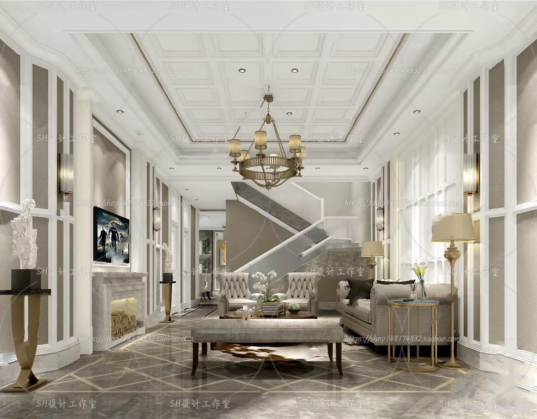 BEDROOM 3D SCENES – VRAY RENDER – 266 BEDROOM 3D SCENES – VRAY RENDER – 266