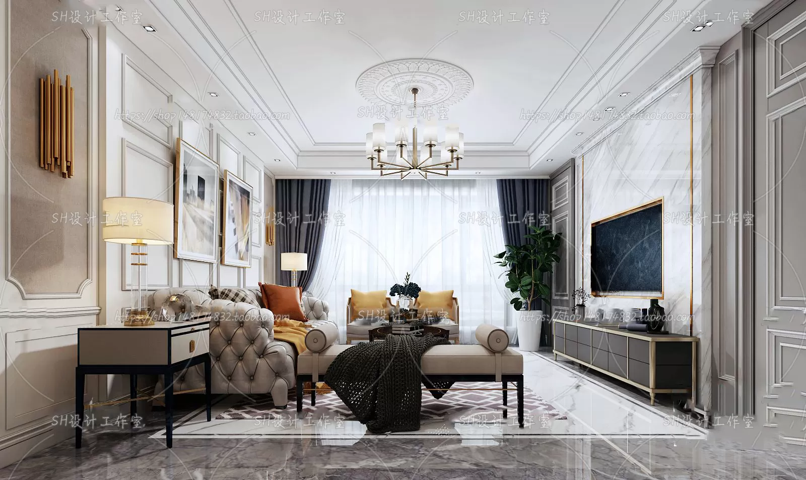 BEDROOM 3D SCENES – VRAY RENDER – 269 BEDROOM 3D SCENES – VRAY RENDER – 269