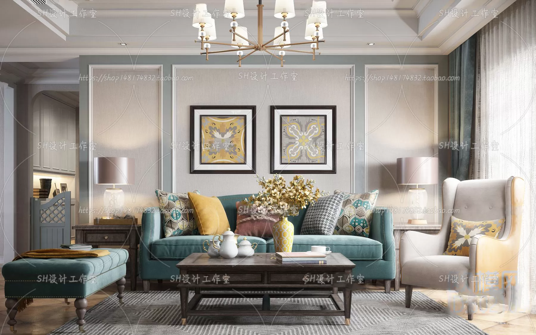 BEDROOM 3D SCENES – VRAY RENDER – 274 BEDROOM 3D SCENES – VRAY RENDER – 274