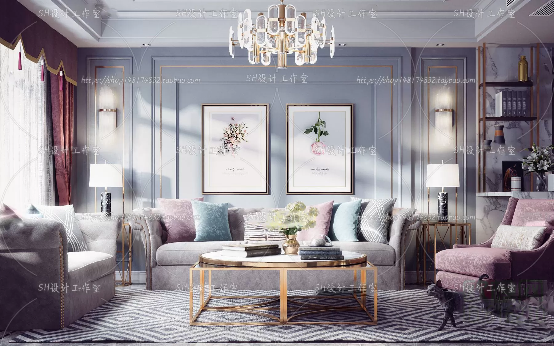 BEDROOM 3D SCENES – VRAY RENDER – 275 BEDROOM 3D SCENES – VRAY RENDER – 275