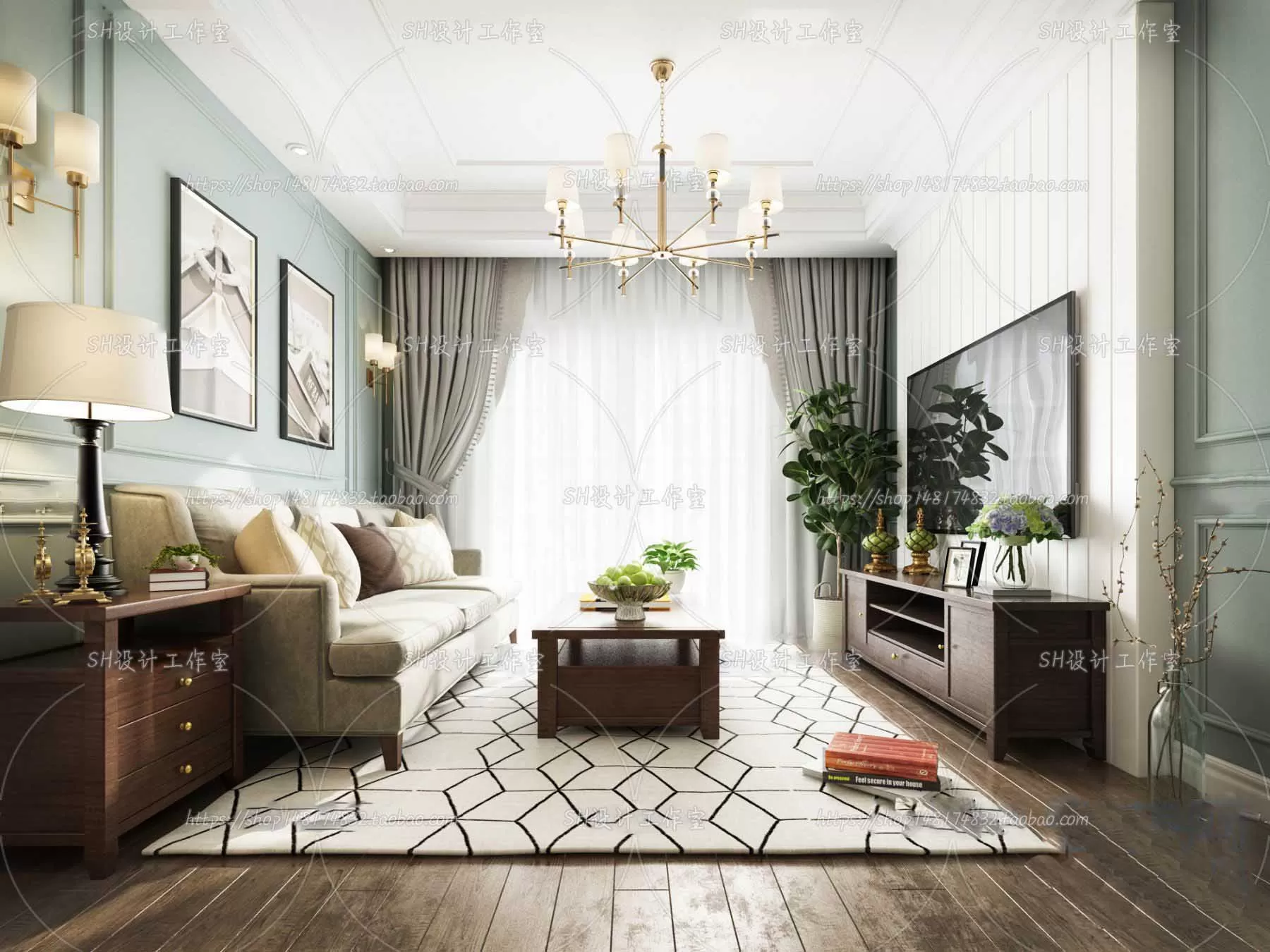 BEDROOM 3D SCENES – VRAY RENDER – 276 BEDROOM 3D SCENES – VRAY RENDER – 276