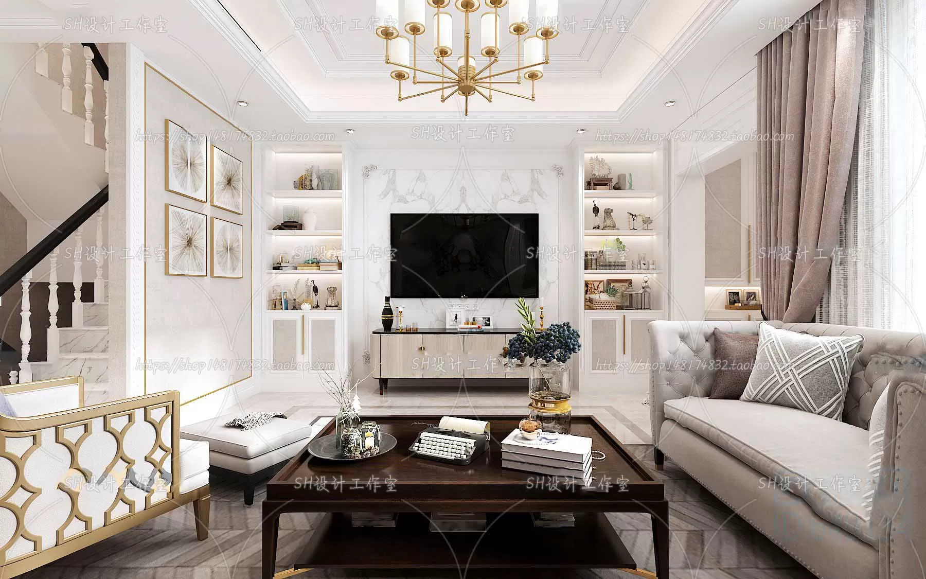 BEDROOM 3D SCENES – VRAY RENDER – 280 BEDROOM 3D SCENES – VRAY RENDER – 280