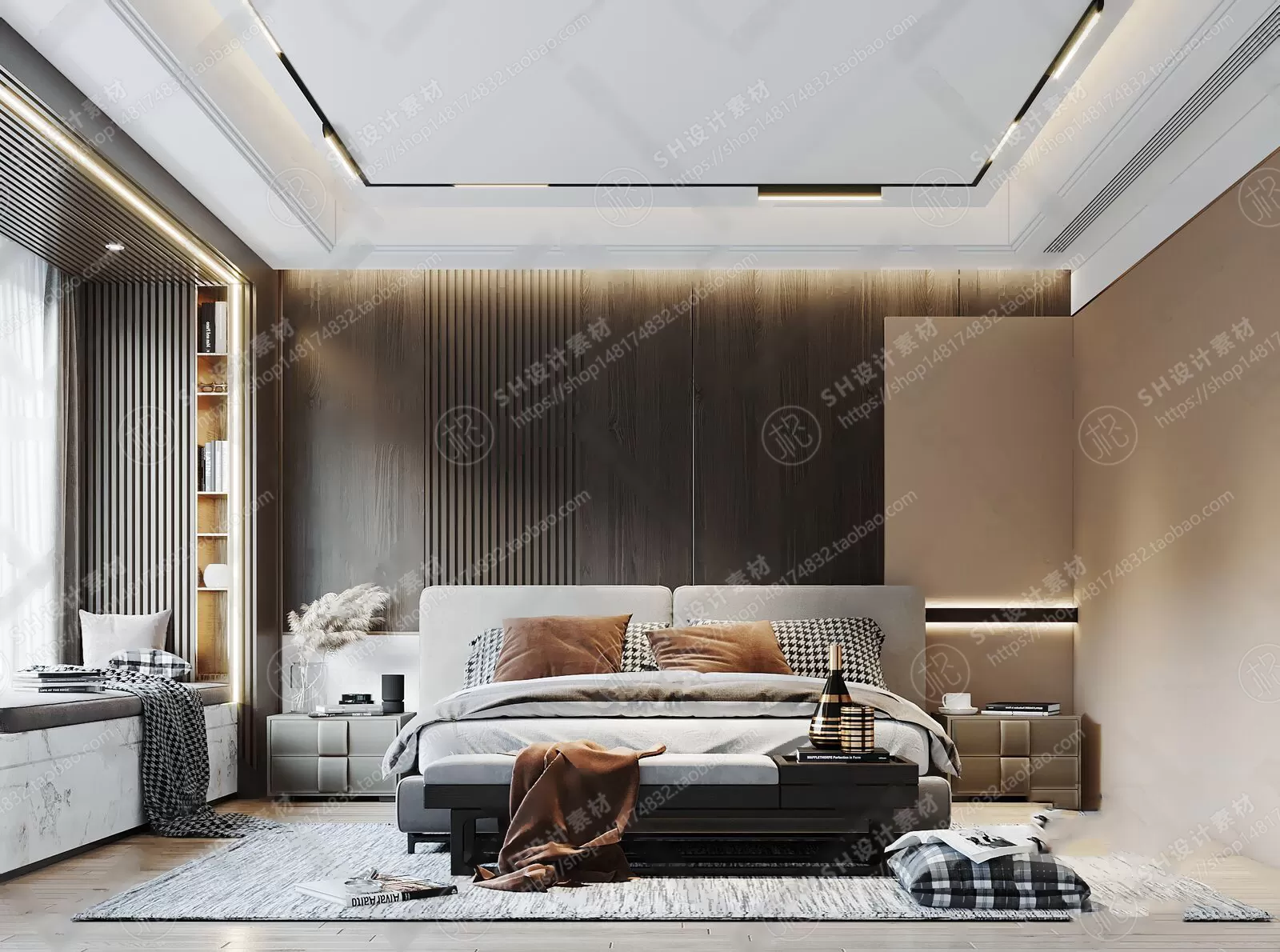 BEDROOM 3D SCENES – VRAY RENDER – 301 BEDROOM 3D SCENES – VRAY RENDER – 301