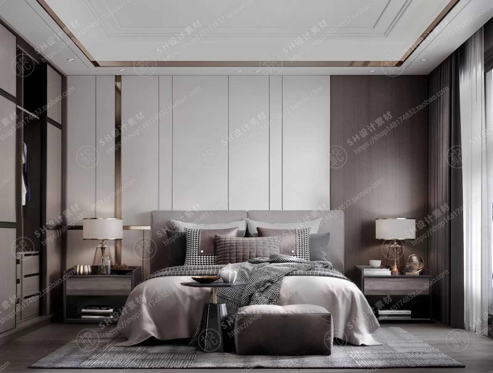 BEDROOM 3D SCENES – VRAY RENDER – 303 BEDROOM 3D SCENES – VRAY RENDER – 303