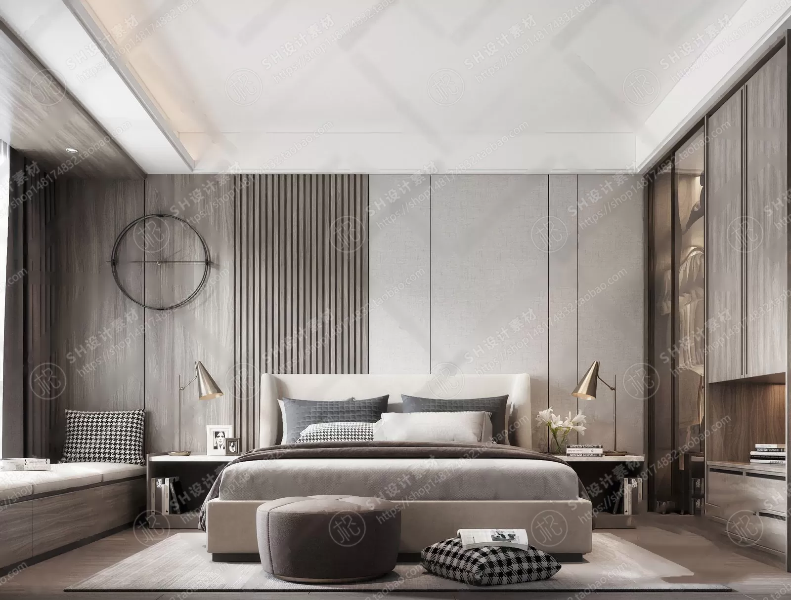BEDROOM 3D SCENES – VRAY RENDER – 306 BEDROOM 3D SCENES – VRAY RENDER – 306