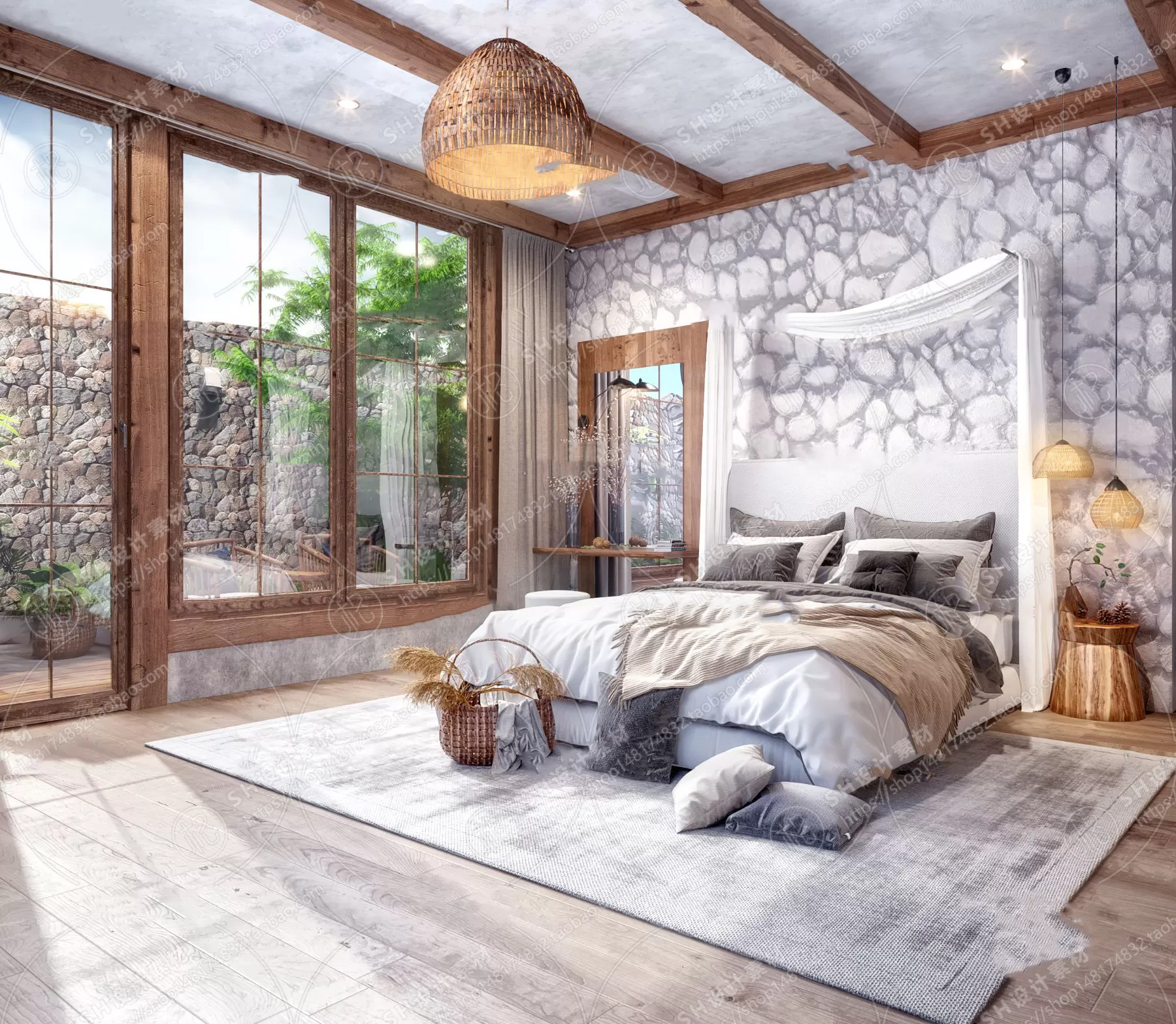 BEDROOM 3D SCENES – VRAY RENDER – 320 BEDROOM 3D SCENES – VRAY RENDER – 320