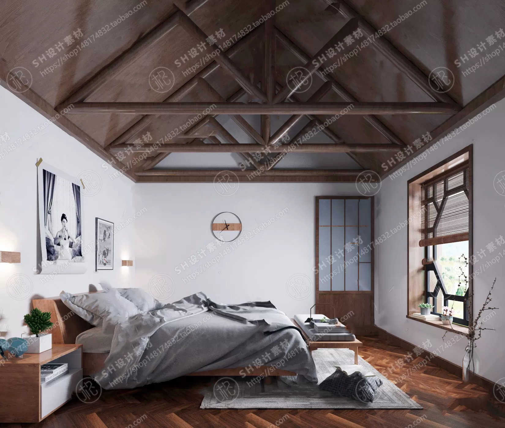 BEDROOM 3D SCENES – VRAY RENDER – 325 BEDROOM 3D SCENES – VRAY RENDER – 325