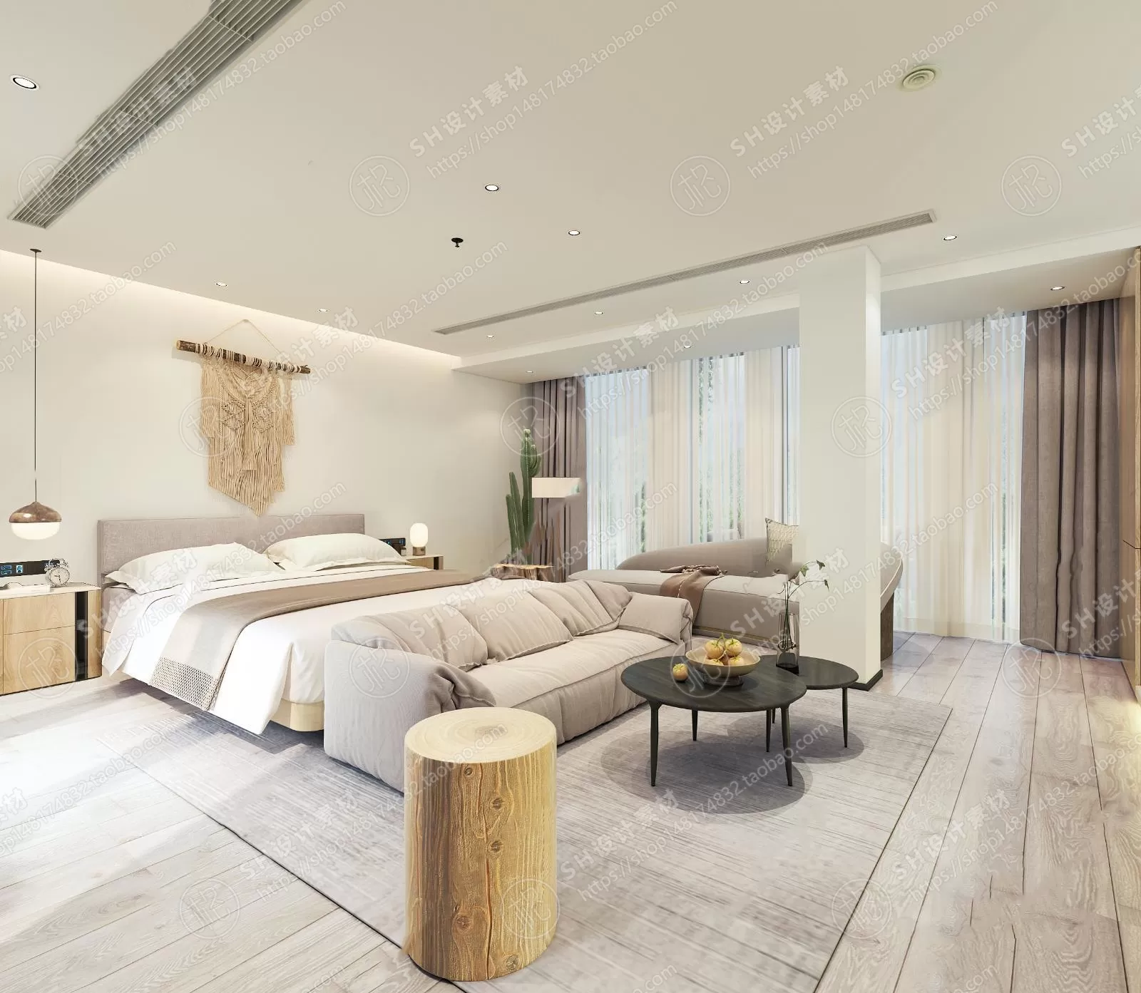 BEDROOM 3D SCENES – VRAY RENDER – 326 BEDROOM 3D SCENES – VRAY RENDER – 326
