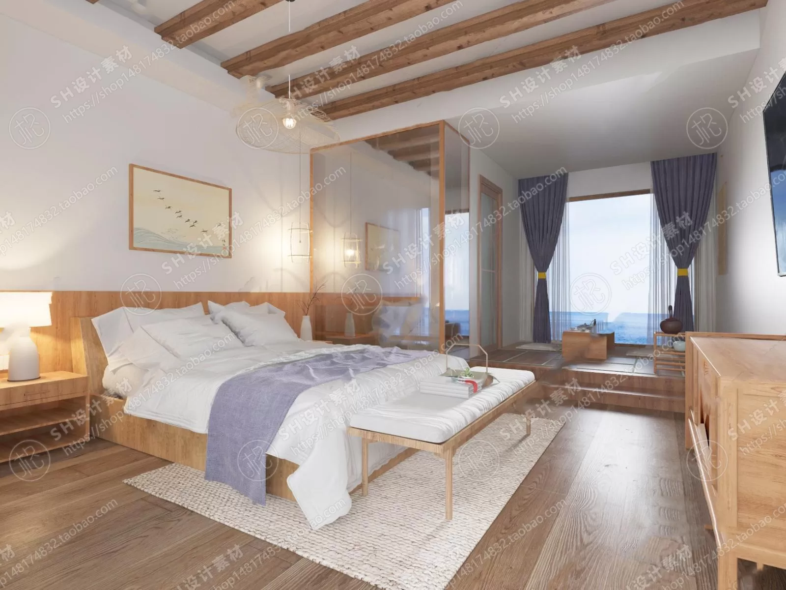 BEDROOM 3D SCENES – VRAY RENDER – 327 BEDROOM 3D SCENES – VRAY RENDER – 327