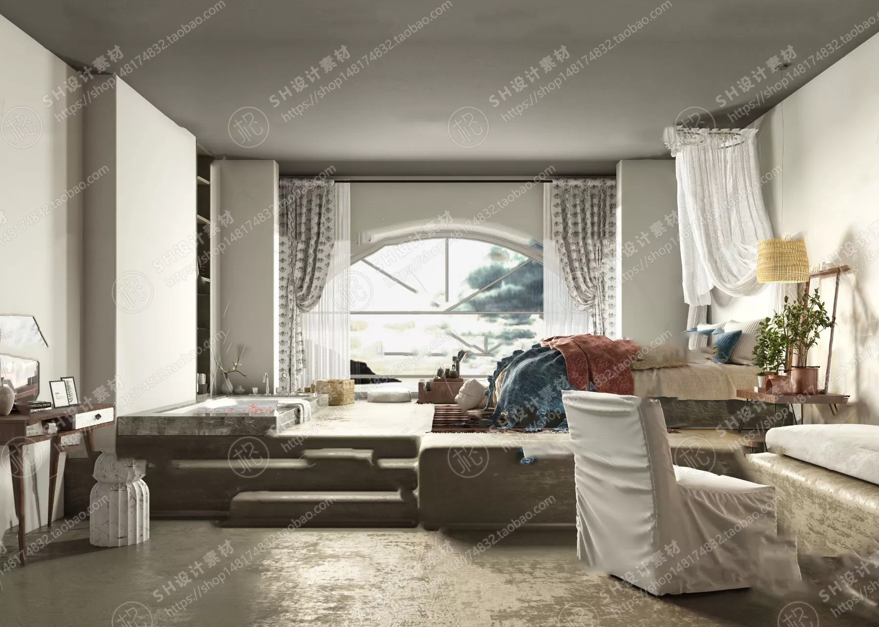 BEDROOM 3D SCENES – VRAY RENDER – 336 BEDROOM 3D SCENES – VRAY RENDER – 336