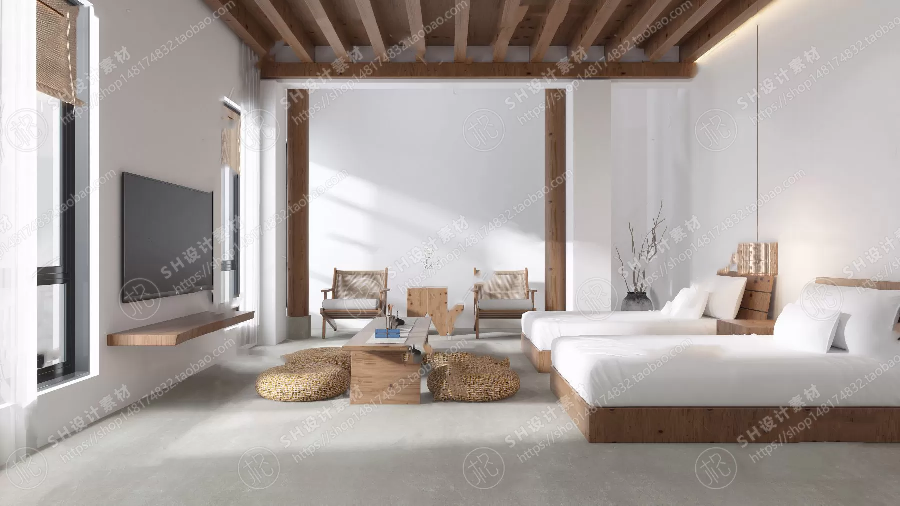 BEDROOM 3D SCENES – VRAY RENDER – 339 BEDROOM 3D SCENES – VRAY RENDER – 339