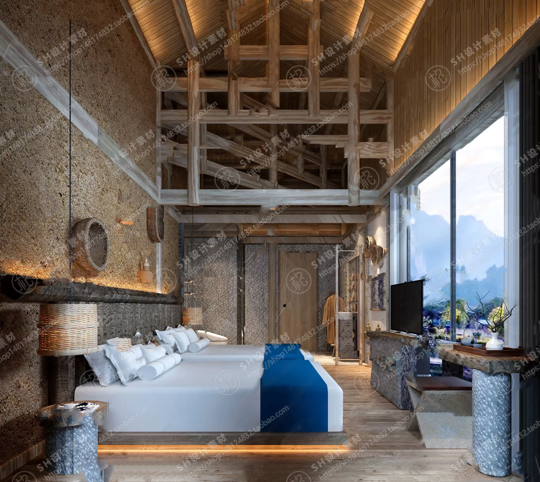 BEDROOM 3D SCENES – VRAY RENDER – 351 BEDROOM 3D SCENES – VRAY RENDER – 351