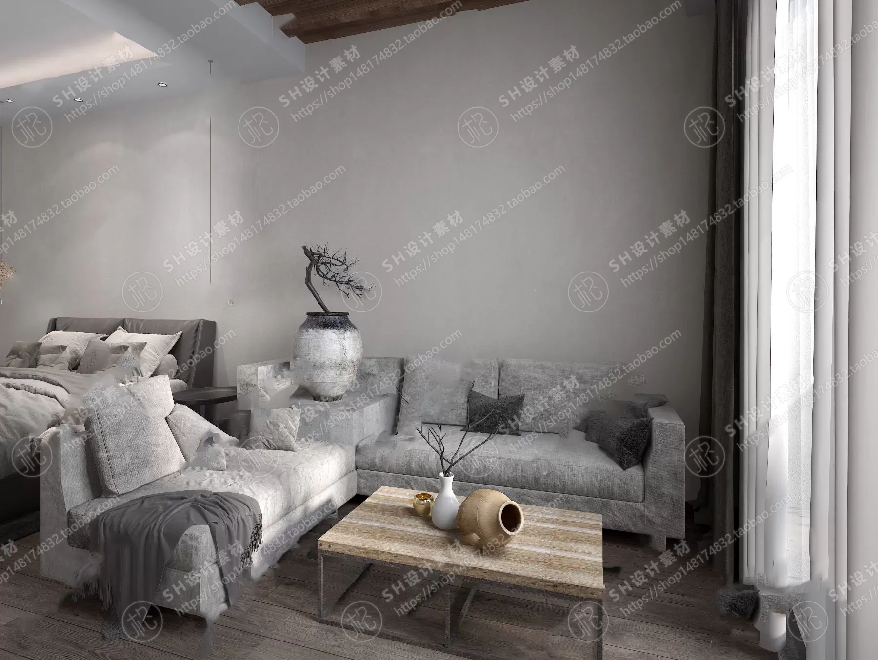 BEDROOM 3D SCENES – VRAY RENDER – 352 BEDROOM 3D SCENES – VRAY RENDER – 352