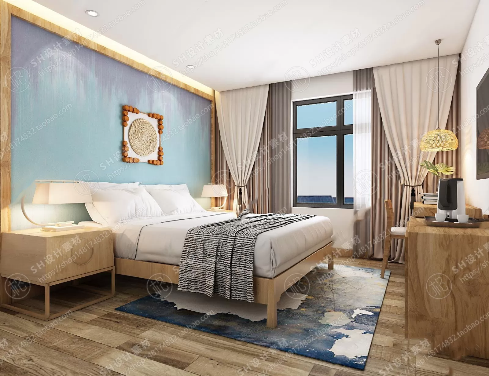 BEDROOM 3D SCENES – VRAY RENDER – 354 BEDROOM 3D SCENES – VRAY RENDER – 354
